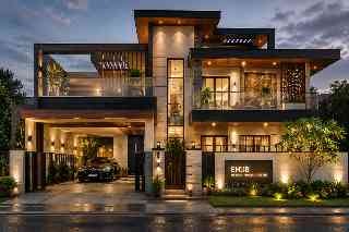 Engineer Hub Modern Villa Exterior Architecture Project